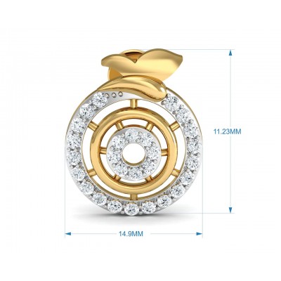 Aditri Daily Wear Diamond Pendant Set